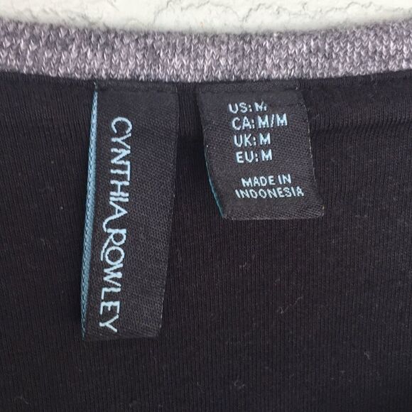 Cynthia Rowley Sz M Zippers On Shoulder - Picture 12 of 12